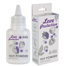 Пудра для игрушек Love Protection с ароматом лесных ягод 15 гр