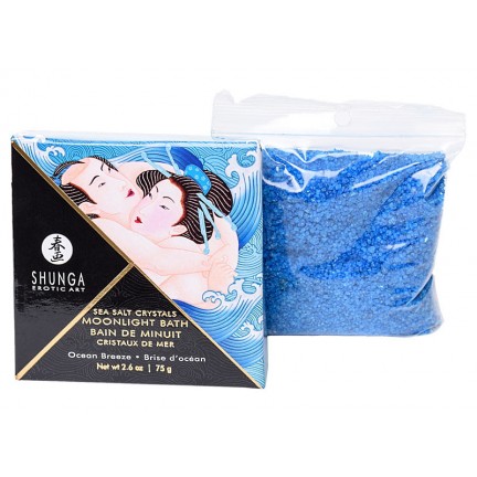 Соль мёртвого моря Shunga Moonlight Bath Ocean Breeze, морской бриз 75 гр.