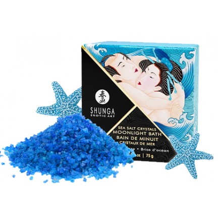 Соль мёртвого моря Shunga Moonlight Bath Ocean Breeze, морской бриз 75 гр.