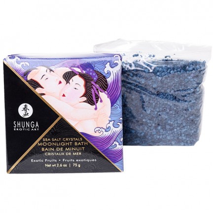 Соль мёртвого моря Shunga Moonlight Bath Exotic Fruits, экзотические фрукты 75 гр.