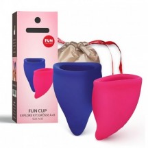 Набор менструальных чаш Fun Factory Fun Cup Explore Kit Size A 20 мл + Size B 30 мл