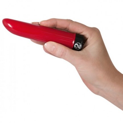 Красный вибратор Lady Finger