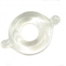 Кольцо с ушками из эластомера прозрачное размер L
