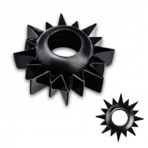 Черное кольцо на пенис Topgear для эрекции