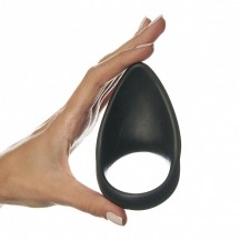 Черное эрекционное кольцо Power Penis Ring