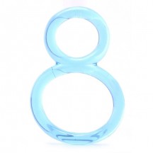 Голубое двухпетельное кольцо Ofinity