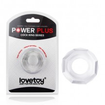 Прозрачное эрекционное кольцо Power Plus Cock Ring