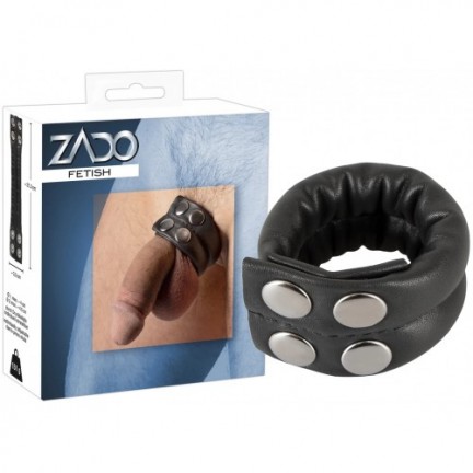 Эрекционное кольцо из искусственной кожи Zado Cock Ring