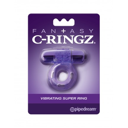 Эрекционное кольцо с вибрацией Fantasy C-Ringz Vibrating Super Ring