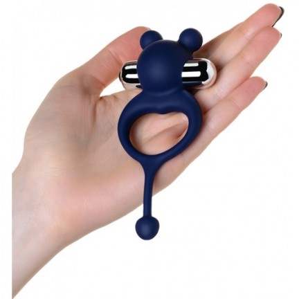 Эрекционное кольцо с вибрацией и хвостиком Jos Mickey