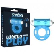 Эрекционное вибро-кольцо светящееся в темноте Lumino Play Vibrating Penis Ring