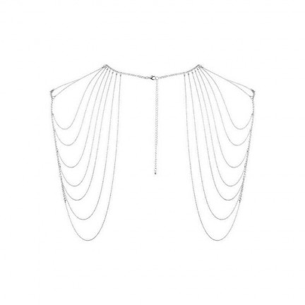 Бикини-цепочка Bijoux Magnifique Chain Shoulders Back Jewelry Silver серебристая