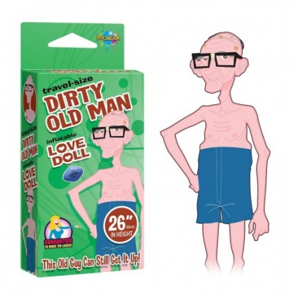 Мини-кукла для секса Дедуля Travel Size Dirty Old Man Doll