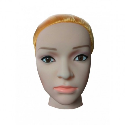 Кукла для секса с вибрацией рыжая 3D Face Love Doll