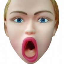 Кукла для секса с открытым ртом и вибрацией 3D Face Love Doll