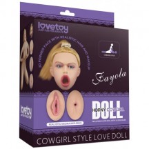 Кукла Jayola в позе наездницы с открытым ротиком и большой грудью Cowgirl Style Love Doll