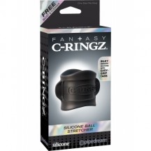 Утяжка на мошонку Fantasy C-Ringz Silicone Ball Stretcher