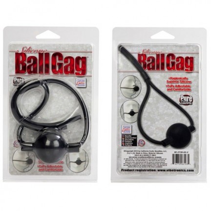 Кляп из силикона черный Ballgag