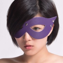 БДСМ маска фиолетовая