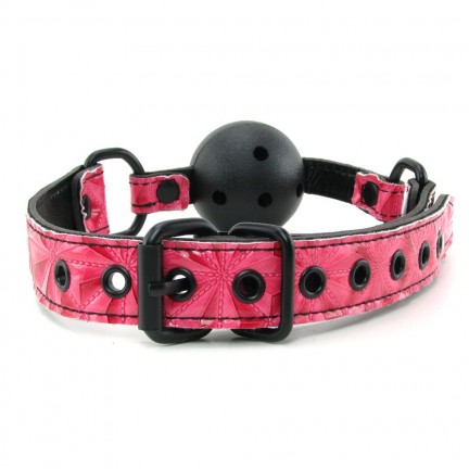 Дизайнерский дышащий розовый кляп Luxury Fetish Ballgag Дизайнерский дышащий розовый кляп Luxury Fetish Ballgag