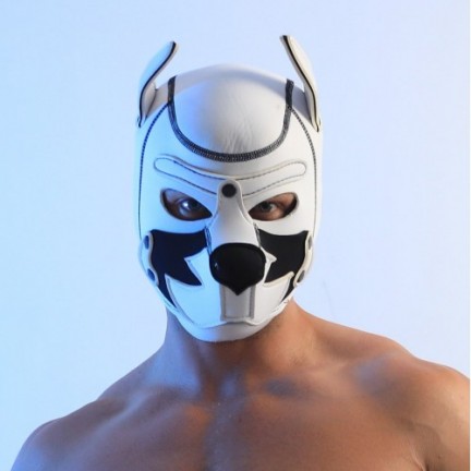 Фетиш-маска Angry Dog белая