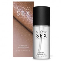 Разогревающее съедобное массажное масло Warming Massage Oil Slow Sex Bijoux Indiscrets, 50 мл