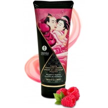 Съедобный массажный крем Shunga Raspberry Feeling со вкусом малины 200 мл