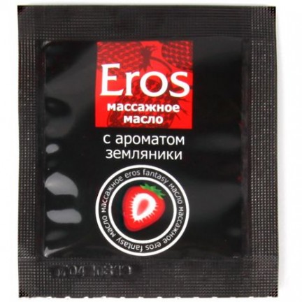 Массажное масло с ароматом земляники Eros Exotic 4 гр