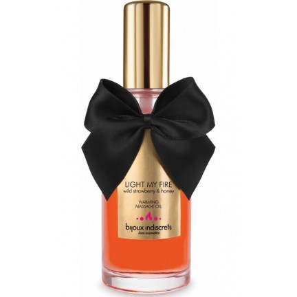 Bijoux Indiscrets Массажное масло Light My Fire – Strawberry