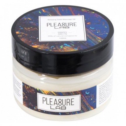 Твердое массажное масло с афродизиаком Pleasure Lab Relaxing виноград и инжир 100 мл