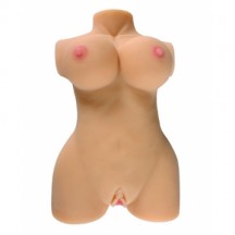 Мега мастурбатор с вибрацией 3D Solid Doll