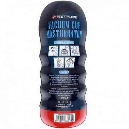 Мастурбатор-вагина в колбе Pretty Love Vacuum Cup