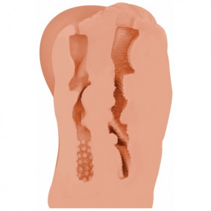 Реалистичный мастурбатор-вагина с вибрацией Satisfaction My Love