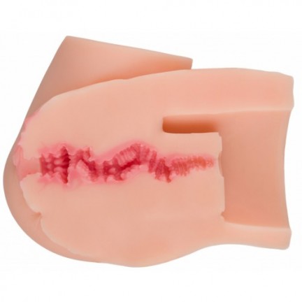 Реалистичный вибро-мастурбатор с функцией всасывания и звуковым сопровождением Satisfaction Cutie Lush