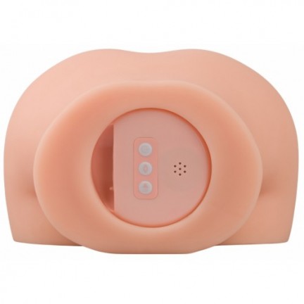 Реалистичный вибро-мастурбатор с функцией всасывания и звуковым сопровождением Satisfaction Cutie Lush