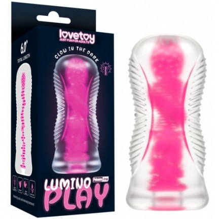 Светящийся в темноте мастурбатор Lumino Play Pink Glow Masturbator