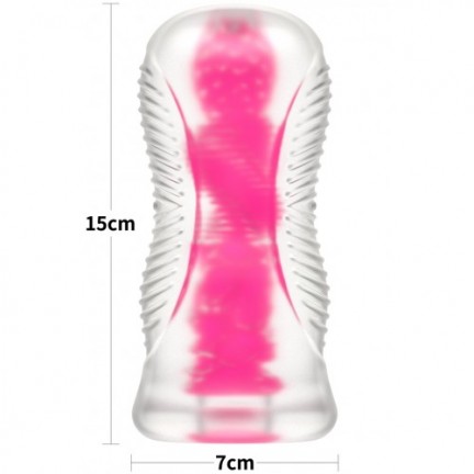 Светящийся в темноте мастурбатор Lumino Play Pink Glow Masturbator