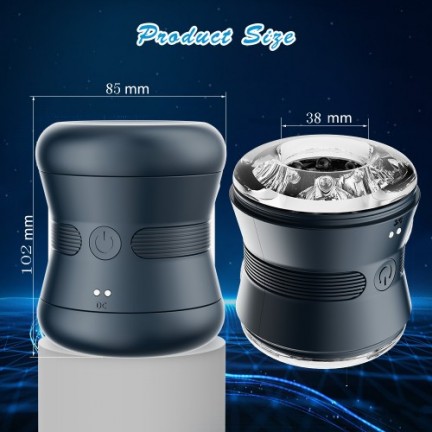 Сквозной мини-мастурбатор с вибрацией Funny Me Secwell