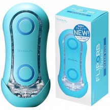 Футуристичный мастурбатор Tenga Flip ORB Ocean голубой