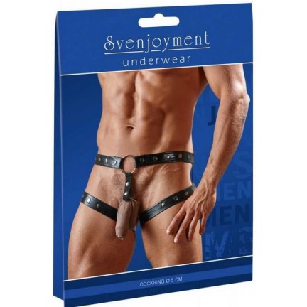 Мужской пояс-бондаж Svenjoyment Hip Belt черный M/L