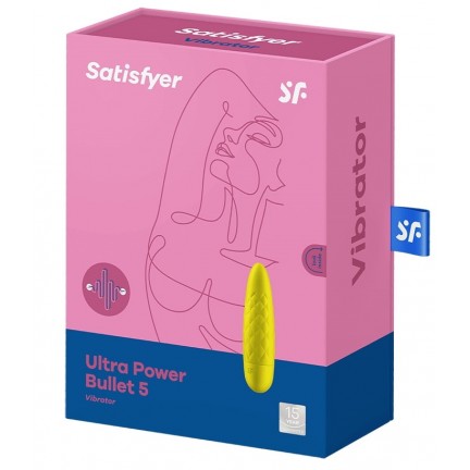 Мини вибратор Satisfyer Ultra Power Bullet 5 желтый
