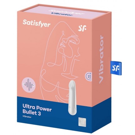 Мини вибратор Satisfyer Ultra Power Bullet 3 белый