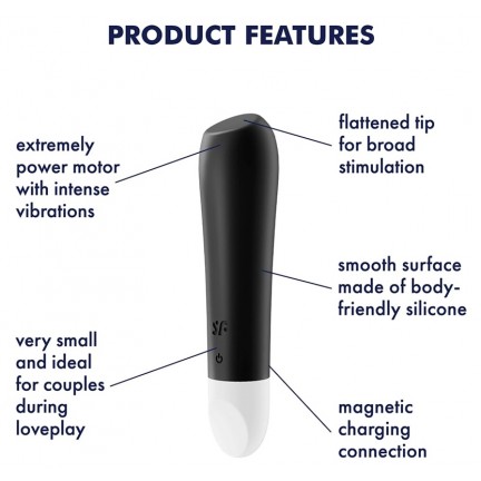 Мини вибратор Satisfyer Ultra Power Bullet 2 черный