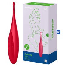 Точечный вибростимулятор Satisfyer Twirling Fun алый