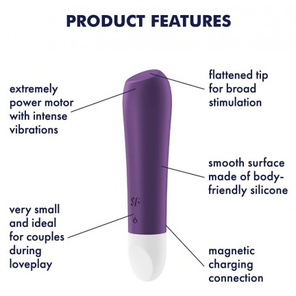 Мини вибратор Satisfyer Ultra Power Bullet 2 фиолетовый