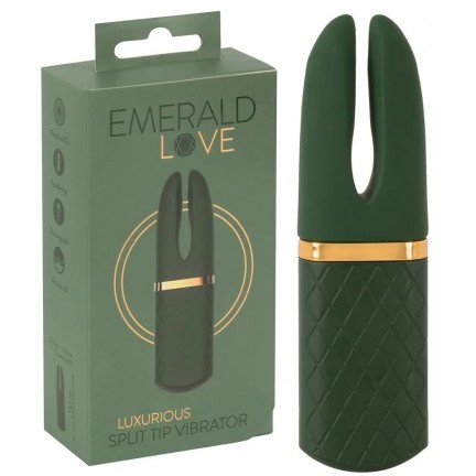 Универсальный вибростимулятор Emerald Split Tip Luxurious