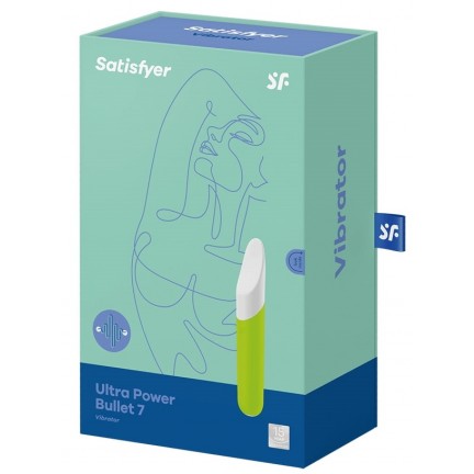 Мини вибратор Satisfyer Ultra Power Bullet 7 зеленый