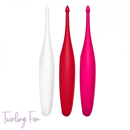 Точечный вибростимулятор Satisfyer Twirling Fun белый