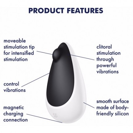 Клиторальный вибростимулятор Satisfyer Spot On 3 черный Клиторальный вибростимулятор Satisfyer Spot On 3 черный