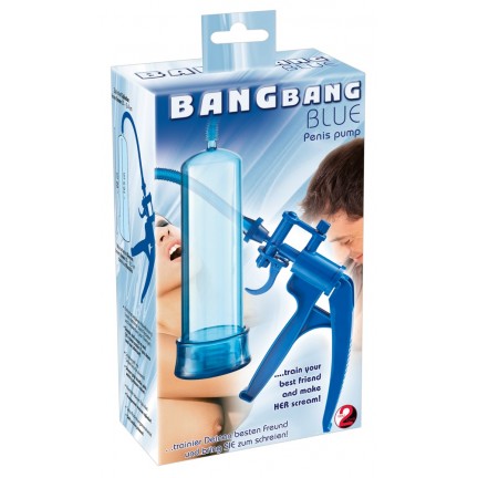 Вакуумная помпа для пениса Bang Bang Blue